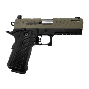 Live Free Armory Apollo 11 V2 Compact 9mm 4.15\" 18+1 Single Action Pistol FDE Tritium Sights