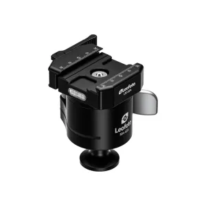Leofoto MA-40X Ball Head, Tripod Accessory, 40mm Ball Diameter, Lever-Release Hybrid Arca/Picatinny Clamp.