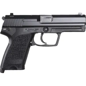 HK 704501A5 USP45 V1 DA/SA 45 ACP 4.41\" 3-Dot 10+1 2 Mags Black Polymer Grip/Frame Blued