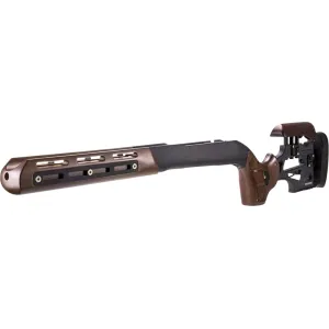 Woox SH.CHS001.37 Furiosa Chassis Walnut with Aluminum Chassis with Adjustable Cheek for Ruger 10/22 Ambidextrous Hand
