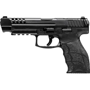 HK 81000593 VP9L Optic Ready 9mm Luger 5\" 10+1 (2) Black Black Steel Slide Black Interchangeable Backstrap Grip
