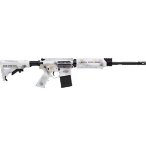 Alex Pro Firearms RI013SNO Arctic 5.56 NATO16 Optic Ready Snow Camo