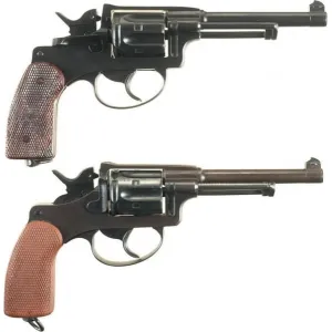 Schmidt M1882 Swiss Ordnance 7.5 Caliber 6 Round Revolver With Various Grips - Antiques, No FFL Required.