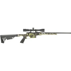 Howa HMXL223KAC M1500 Mini Excel Lite 20\" TB 5+1, Kryptek Altitude HTI Excl Lit Chassis, Black Folding Stock