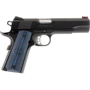 Colt O1972CCS 1911 Competition 70 Series Single 9mm Luger 5\" 9+1 Blue G10 w/Logo Grip Blued Carbon Steel