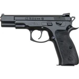 CZ 01136 CZ 75 Omega DA/SA 9mm 4.6\" 10+1 Black Polymer Grip