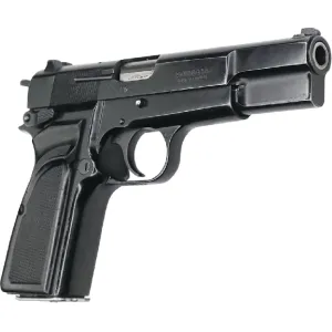 Browning Hi-Power 9mm Pistol, Original Belgian Made Surplus By F.N Herstal, Model MKIII, 13 Rd Mag - NRA Surplus Good to Excellent Condition