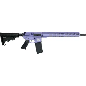Great Lakes Firearms AR-15 Rifle, .223 Wylde 16\" 4150 CRMOV Black Nitride Barrel, 15.25\" M-LOK Rail, 7075 T6 Receiver, Wild Orchid Cerakote Finish, GL15223 ORC