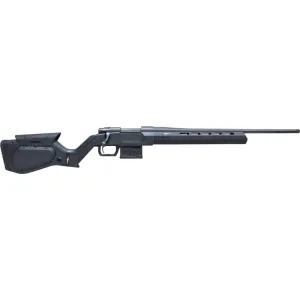 Howa HHERA65CBLK M1500 Hera 6.5 Creedmoor Caliber, 5+1 22\" Threaded Barrel, Black Rec, Black Hera H7 Chassis Stock
