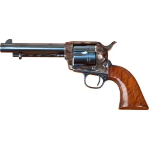 Cimarron USV Artillery CA513C00M00 Revolver, .45 Long Colt, 5.5\" Barrel, 6-Round, Single Action, Charcoal Blued, Case-Hardened Frame.