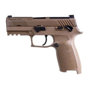 Sig Sauer 320CA9M18MS10 P320 Carry *MA Compliant 9mm Luger 3.90\" 10+1 (3) Coyote PVD Stainless Steel Frame/Slide Coyote Polymer Grips