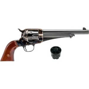 Cimarron CA154 1875 Outlaw .45LC/ACP 2-CYL. FS 7.5\" CC/BLUED Wood Revolver