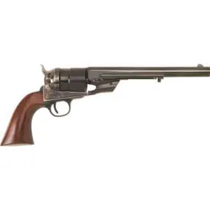 Cimarron CA9054 1851 RICHARDS-MASON TYP2 .38SP 8\" FS CC/BL Walnut Revolver