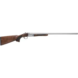 Legacy Sports FT61228NKL FT6 SXS 28\" Barrel Nickel Turkish Walnut Shotgun
