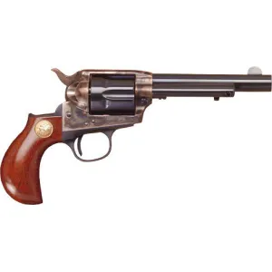 Cimarron Lightning CA3001 Revolver 4.75\" .32-20 Win 6rd Single-Action Dual Cylinder Birdshead Grip, Blued.