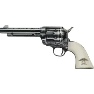 E.M.F W45LLE434NMUI Liberty .45LC 4 3/4\" Laser Engraved Blue Ivory Liberty Revolver
