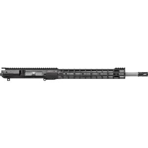 Aero Precision M5 18\" .308 SS Fluted Complete Upper Receiver with 15\" ATLAS S-ONE Handguard - Anodized Black - APAR538105M69