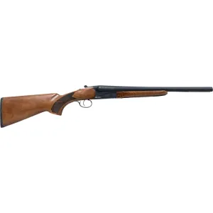 Citadel Coach Side-by-Side CITSBS1218 Shotgun, 12 Gauge, 18.5\" Barrel, 2 Rounds, Break Open, Blued, Turkish Walnut, Barrel Selector.