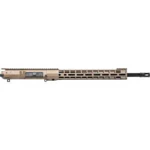 Aero Precision M5 18\" .308 CMV Complete Upper Receiver with 15\" ATLAS S-ONE Handguard - Cerakote FDE - APAR538115M25