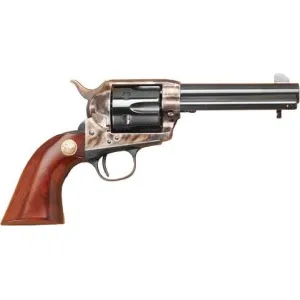 Cimarron Model P MP685 Revolver 38-40 Win 4.75\" 6rd Single Action Case Hardened Frame Walnut Grips.
