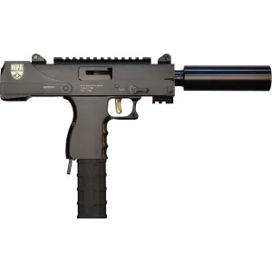 MasterPiece Arms 30SST Defender 9mm Side Cocking Scope Mount 9mm Luger 6\" 30+1 Black Parkerized