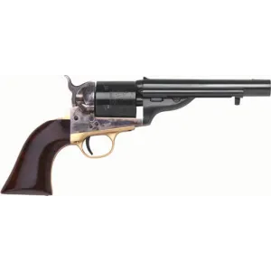 Cimarron 1872 Open Top Navy CA908 Revolver .38 Special 5.5\" 6rd Single Action Blued/Case Hardened Walnut