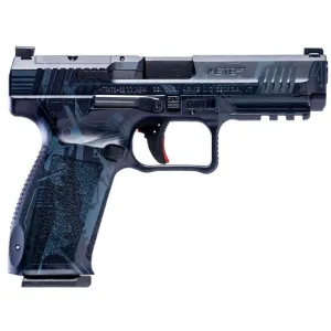 Canik HG5636BLC-N Mete SFT Polymer, Semi-Auto, Striker Fired Pistol, 4.5\" Barrel, 3 Dot Sights, Optic Ready, 18 & 20 Rd Mag, Blue Cyber Cerakote