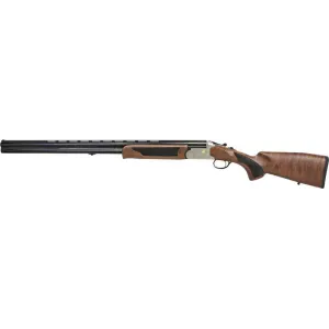 Iver Johnson 600 IJ60012SE30 Over/Under Shotgun, 12 Gauge, 30\" Barrel, Ejectors, Silver Receiver, Walnut Stock.