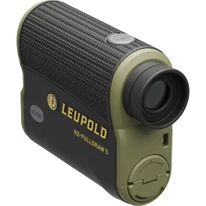 Leupold 182444 RX FullDraw 5 Black/Green 6x 22mm 1200 yds Max Distance OLED Display