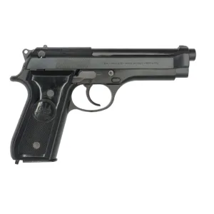 Beretta 92S 9mm Semi-Auto Pistol, 15 Round, Surplus Police Trade-In\'s, Made In Italy, Refurbished Excellent Condition, New DuraCoat Finish
