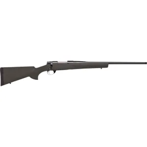 Howa HGR72502 M1500 Hogue 5+1 24\" Threaded Heavy Barrel, Blued Barrel/Rec, Black Fixed Hogue Pillar-Bedded Overmolded Stock