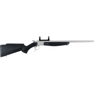 CVA Scout V2 CR4431SSC Rifle, .44 Magnum, 22\" Fluted Stainless Barrel, 1rd, Break Action, KonusPro 3-9x40 Scope, Ambidextrous Synthetic Stock.