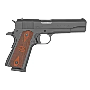 Charles Daly Chiappa 1911 Field Grade .45, Semi-Auto Pistol, 5\" Barrel, Checked Walnut Wood Grips W / Logo , Steel Frame, 8 Round Mag , Mfg # 440.111