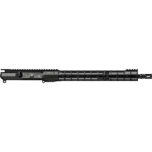 Aero Precision M4E1 Threaded No FA Complete Upper 16\" 5.56 Mid, 15\" M-LOK ATLAS S-ONE - Anodized Black - APAR712105M7