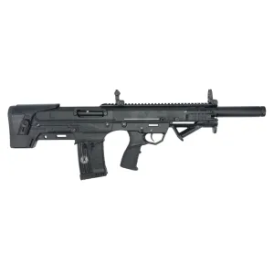 Panzer Arms Semi-Automatic Bullpup Shotgun - Black - 20\" Barrel 12 GA 3\" Chamber, (2) 5 Round Magazines, Adjustable Gas System - EGX500BSSB