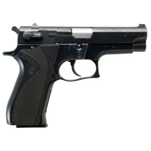 Smith & Wesson 5904 Semi-Auto 9mm Pistol, 4\" Barrel, 15 Rd Mag, 3 Dot Sight, Police Trade In, Hammer Fired, Blued Alloy Frame - Surplus Good Condition
