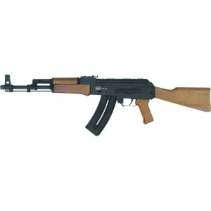 Blue Line Global 4070023 Mauser AK47-22 Semi-Auto Rifle - .22LR Caliber, 16.5\" Barrel, 24 Round, Wood Stock
