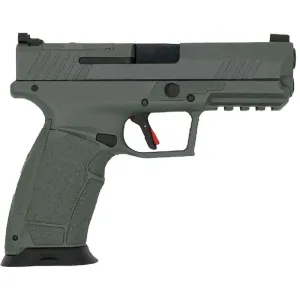 Tisas PX-9DNS PX-9 Gen 3 Semi-Auto Pistol, Platinum Grey Finish, 4.1\" BBL, Optic Ready, Fiber Optic Front Sight,1-18 & 1-20 Round Mag