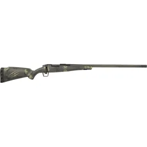 Fierce Firearms ROG65PRC24BF Carbon Rogue 3+1 24\" Carbon Fiber Barrel, Black Cerakote Steel Rec, Forest Camo Rogue Stock