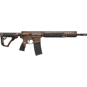Daniel Defense 15126011 DDM4 M4A1 Semi-Auto .223/5.56 NATO 14.5\" 30+1 6-Position Brown Stock Brown Cerakote/Black Phosphate