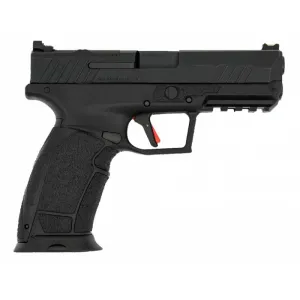 Tisas PX-9 Gen 3 Duty - Semi-Auto Pistol - 4.11\" Barrel - 9mm - 20 Round Magazine - Optic Cut, Fiber Optic Front Sight, Black - PX-9D
