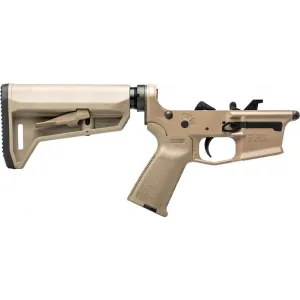 Aero Precision EPC 9 Carbine Complete Lower Receiver w/ MOE Grip and MOE SL-K Carbine Stock - Cerakote FDE - APAR620563