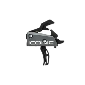 Rise Armament Iconic 2-Stage 3lb Trigger w/ Anti-Walk Pins - Gray - APRH101778C