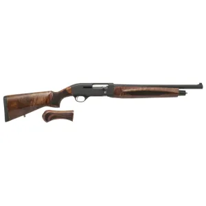 Panzer Arms, EG200, Semi-Auto Shotgun,18.5\" Barrel,12 Gauge ,3\" Chamber, 5+1+1 Capacity, Mobil Chokes, Walnut Furniture Combo - Adjustable Gas System
