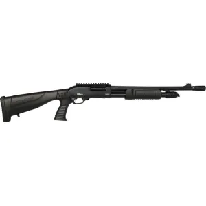Iver Johnson Arms PAS20 PG-R/C Johnson Shotgun 20GA. 3\" 18\" CYL Blued QD PG Buttstock Shotgun
