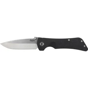 Diamondback Knifeworks SG03030001 Bad Monkey Folding Drop Point Plain Satin S35VN SS Blade G10 Black Handle