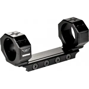 Warne 7841M Skyline Scope Mount/Ring Combo For Rifle 35mm Tube Picatinny Rail Mount Medium Rings Black Anodized Aluminum