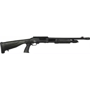 Iver Johnson Arms PAS12 PG-R/C Johnson Shotgun 12GA. 3\" 18\" CYL Blued QD PG Buttstock Shotgun