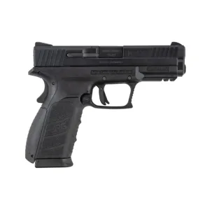 Buffalo Cartridge Co. 9MM Semi-Auto Pistol, BRG9 Elite 4\" Barrel, Grip Safety, Trigger Safety, Ambi Mag Release, 2-16 Rd Mags, Feature Rich, Black