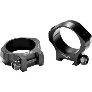 Warne 7250M Mountain Tech Scope Ring Set Fixed For Rifle Maxima/Weaver/Picatinny Low 40mm Tube Matte Black Aluminum